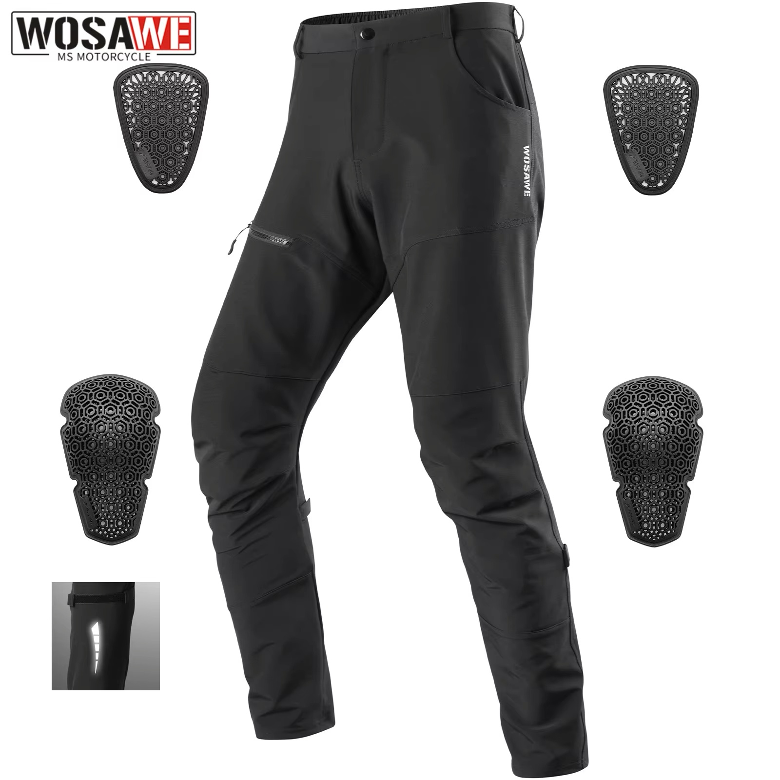 Motorcycle Gear Jeans - WOSAWE Yeni Motosiklet Pantolonu Off Road