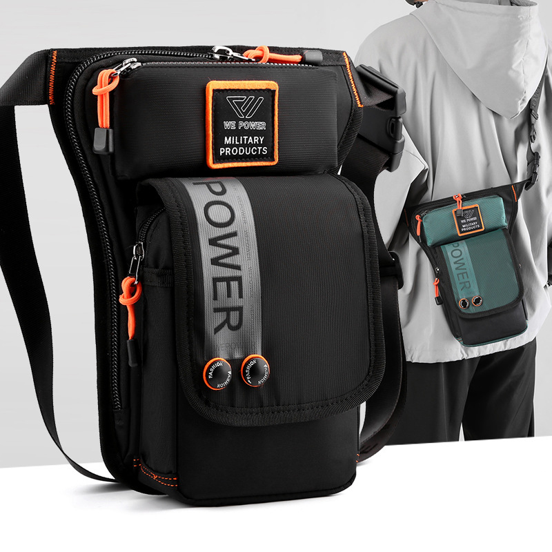 Motorcycle Gear Backpack - Erkekler bacak damla çanta Fanny bel
