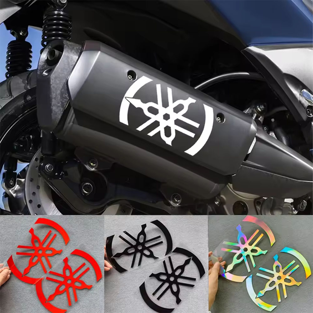 Motorcycle Gear Helmets - 1 takım/2 adet lazer yansıtıcı çıkartmalar