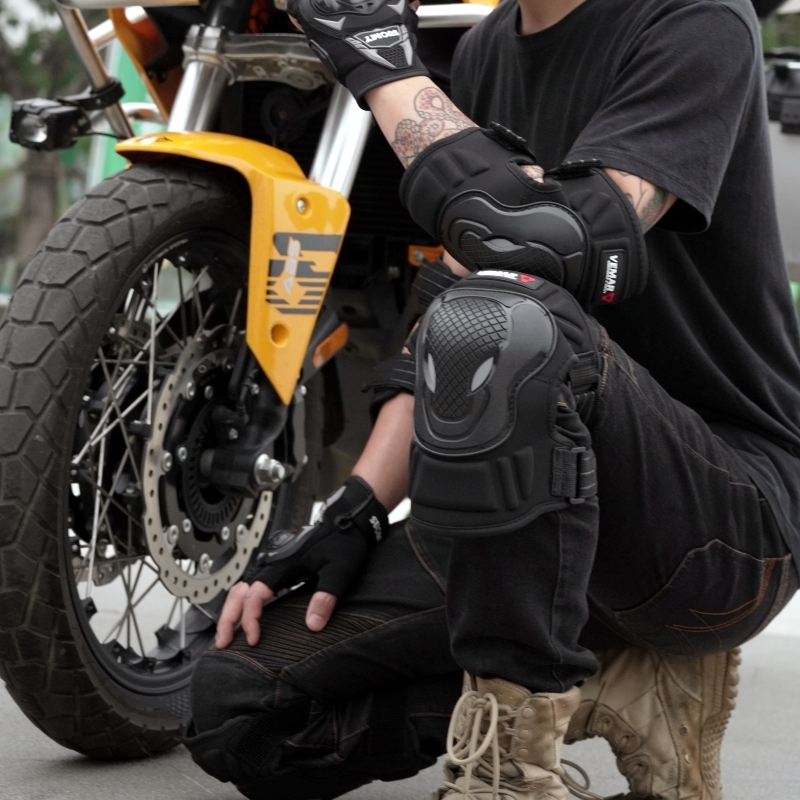 Motorcycle Gear For Men - 4 Parça Motosiklet Diz Dirsek Koruyucu
