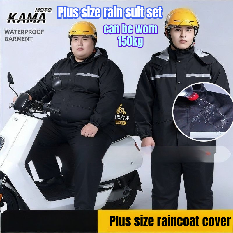 Motorcycle Gear For Men - 9XL Şişman Adam Yansıtıcı Su Geçirmez