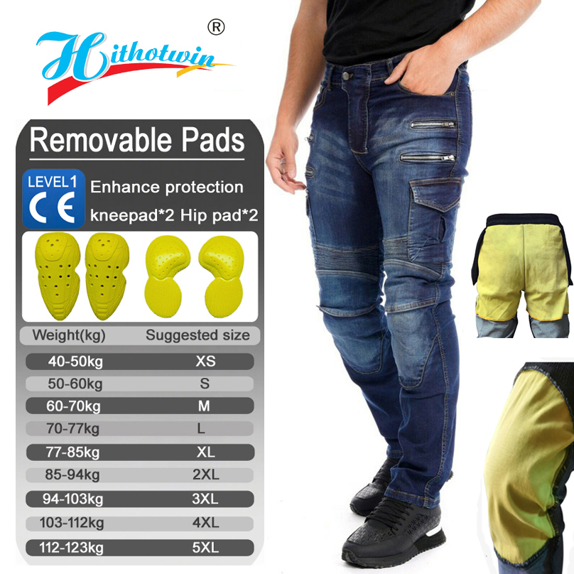 Erkek Motosiklet Sürüş Kot Pan - Motorcycle Gear Jeans incelemesi ve fiyatı