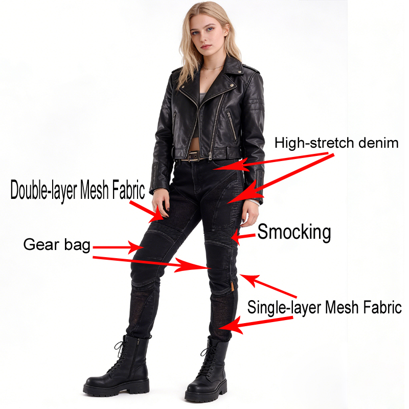 Yazlık Sürüş Pantolonu Kadın K - Motorcycle Gear For Woman incelemesi ve fiyatı