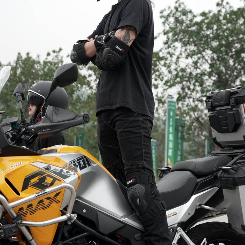 4 Parça Motosiklet Diz Dirsek  - Motorcycle Gear For Men incelemesi ve fiyatı