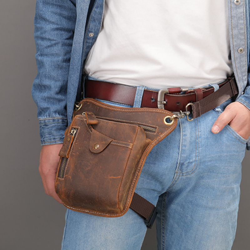 Vintage Pu Deri Bel Paketi bac - Motorcycle Gear Backpack incelemesi ve fiyatı