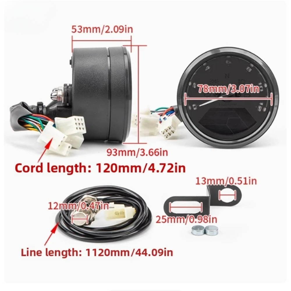 Evrensel motosiklet ölçer hız  - Motorcycle Gear Indicator incelemesi ve fiyatı